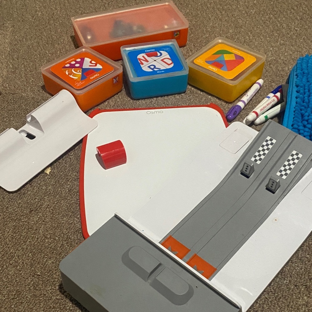 Osmo Educational Game Set for Kids - Red, Gray, and Multicolor